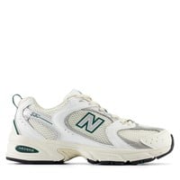 530 Sneakers in Silver/White/Green