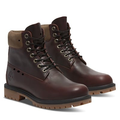 Men's 6-Inch Premium Waterproof Boots in Burgundy Alternate View