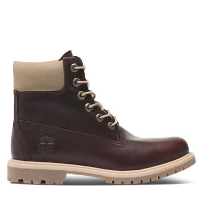 Ladies burgundy timberland boots on sale