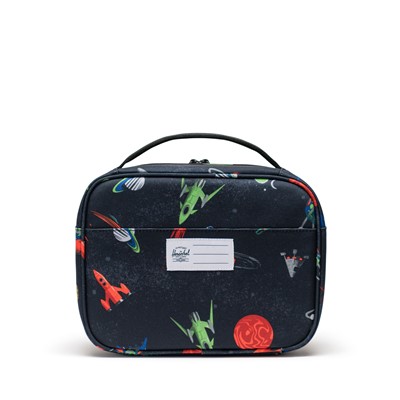 Alternate view of Kids' Pop Quiz Lunch Bag in Navy/Green/Orange