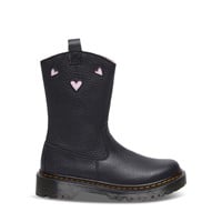 Little Kids' Bex Heart Pull-On Boots in Black