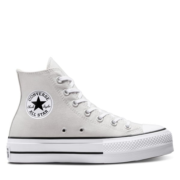 Women's Chuck Taylor Lift Hi Sneakers in Grey | Little Burgundy