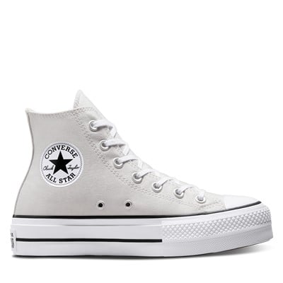 Converse chuck taylor hi platform white sneakers online