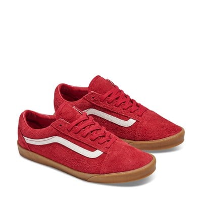 Baskets Old Skool Suede rouges, blanches et gomme Alternate View