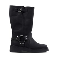 Women's Eyra Tall Boots in Off-Black