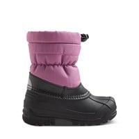 Bottes d'hiver Nefar roses et noires pour jeunes enfants