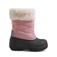 Little Kids' Muhvari Winter Boots in Pink/Black/White