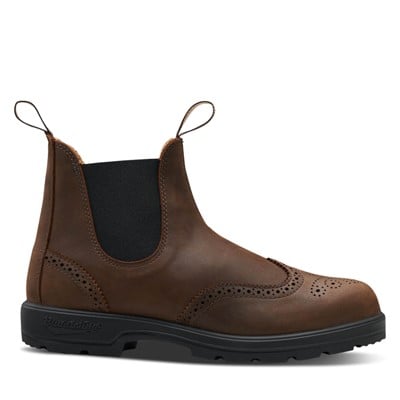 2444 New Classics Chelsea Boots in Antique Brown Brogue