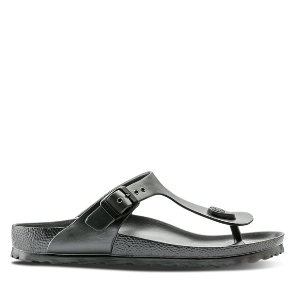Sandales Gizeh EVA grises foncé pour femmes en ?tain, taille - Birkenstock | Little Burgundy Shoes