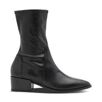 Women's Marja Stretched Heeled Boots in Black