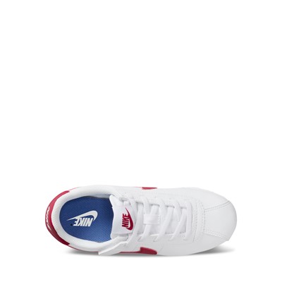 Alternate view of Little Kids' Cortez Sneakers in White/Red
