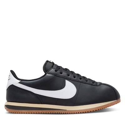 Men's Cortez Sneakers in Black/White