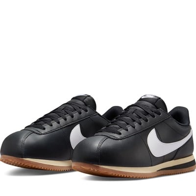 Men's Cortez Sneakers in Black/White Alternate View