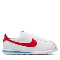 Baskets Cortez blanches, rouges et bleues pour femmes