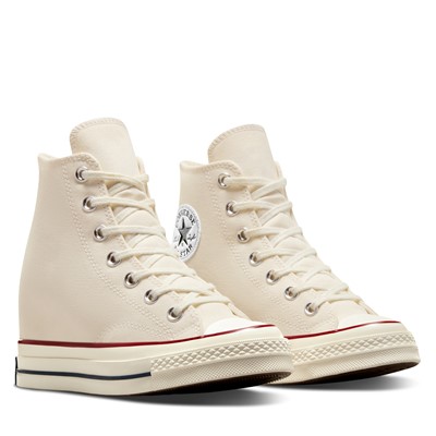 Alternate view of Women's Chuck 70 Wedge Platform Sneakers in Ergret