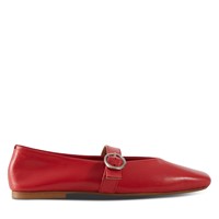 Women's Emy Ballet Flats in Red