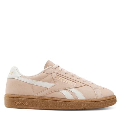 Main view of Women's Club C Grounds UK Sneakers in Light Pink/White/Gum