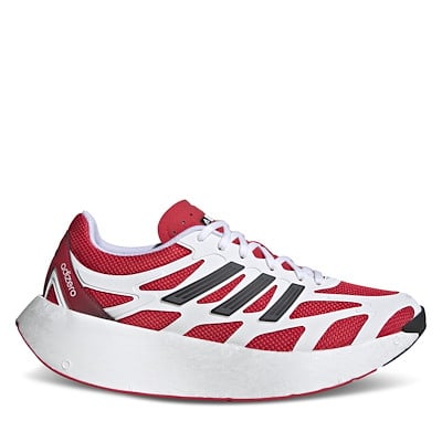 Men's Adizero Aruku Sneakers in White/Red