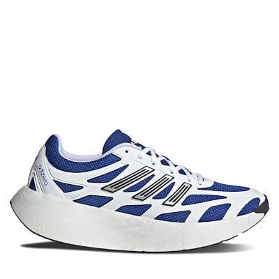 Men's Adizero Aruku Sneakers in White/Blue