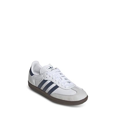 Alternate view of Women's Samba OG Sneakers in White/Navy Blue
