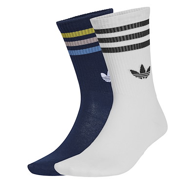Alternate view of Liberty London Crew Socks in Navy/Chalk White