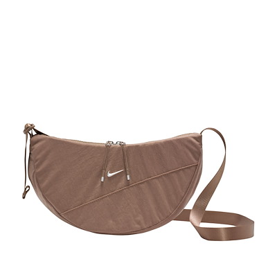 Main view of Cresent Crossbody Bag in Brown