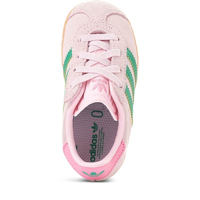Toddler's Gazelle Sneakers in Pink/Green | Little Burgundy