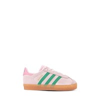 Toddler's Gazelle Sneakers in Pink/Green