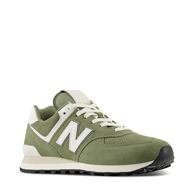 Alternate view of Men's 574 Sneakers in Olive/Off-White