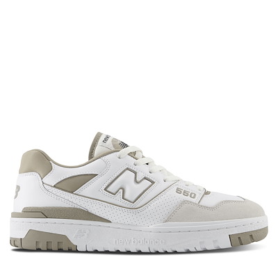 Women's BB550 Sneakers in White/Taupe
