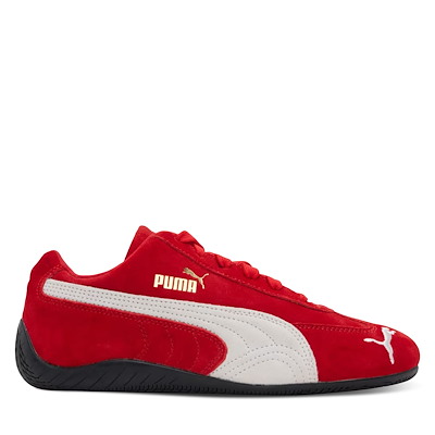 Men's Speedcat OG Sneakers in Red/White