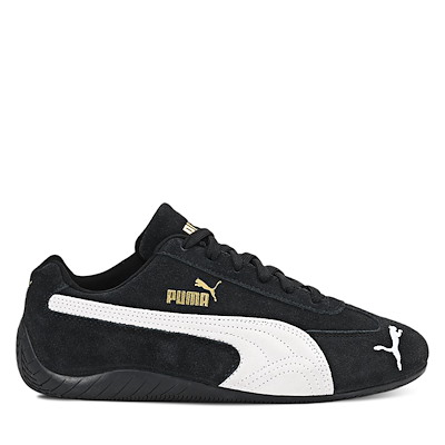 Women's Speedcat OG Sneakers in Black/White