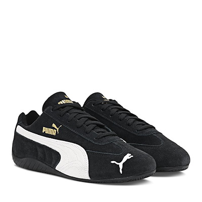 Women's Speedcat OG Sneakers in Black/White Alternate View