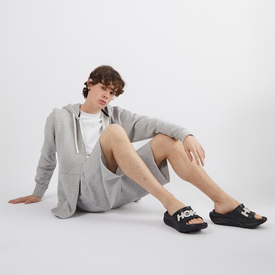 Alternate view of Ora Athletic Slides in Black