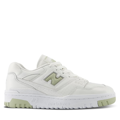 Main view of Baskets BB550 banches et vert olive pour femmes