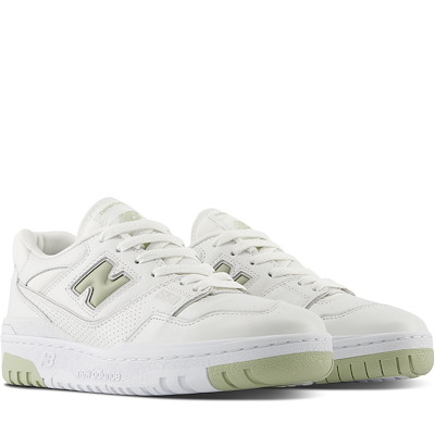 Alternate view of Baskets BB550 banches et vert olive pour femmes