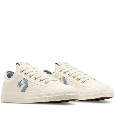 Alternate view of Men's Star Player 76 Sneakers in Cream/Light Blue