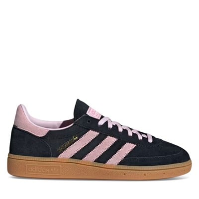 Women's Handball Spezial Sneakers in Black/Pink