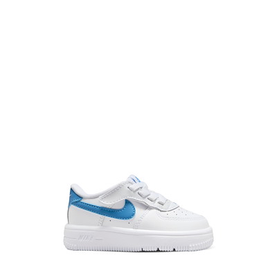 Main view of Toddler's Air Force 1 Low EasyOn Sneakers in White/Blue