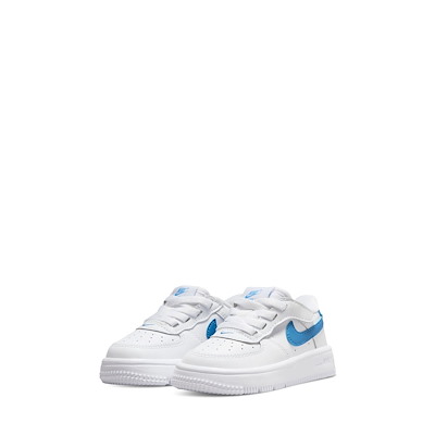 Alternate view of Toddler's Air Force 1 Low EasyOn Sneakers in White/Blue