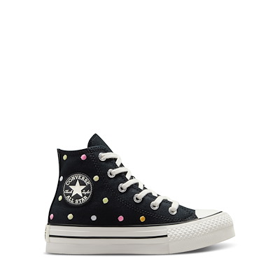 Little Kid's Chuck Taylor All Star EVA Lift Hi Sneakers in Black Dots