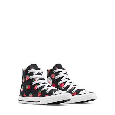 Alternate view of Little Kid's Chuck Taylor All Star Hi Strawberry Sneakers in Black/White