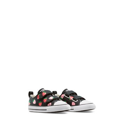 Alternate view of Baskets Chuck Taylor All Star Strawberry Easy On noires et blanches pour tout-petits