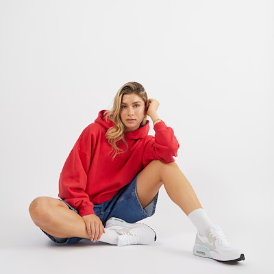 Alternate view of Women's Air Max Excee Sneakers in White/Grey/Light Blue