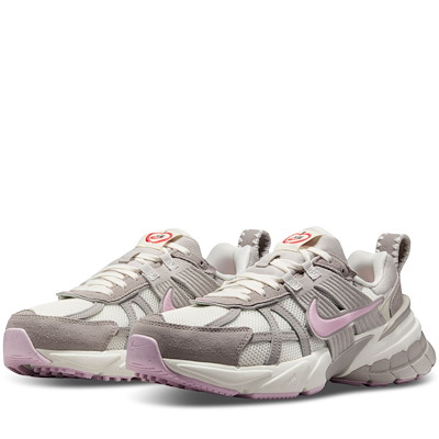 Alternate view of Women's V2K Run Sneakers in Dark Grey/Off-White/Pink