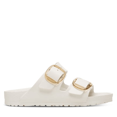 Main view of Women's Arizona Big Buckle EVA Sandals in Off-White