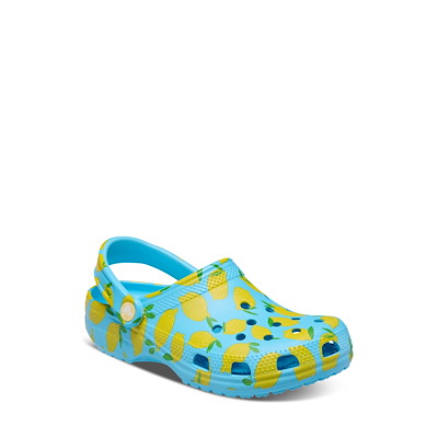 Alternate view of Classic Lemon Clogs in Blue/Yellow