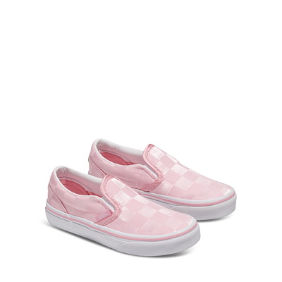 Alternate view of Little Kid's Checkerboard Classic Slip-On in Satin Pink
