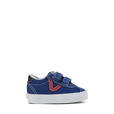Main view of Toddler's Sport Low V Sneakers in Blue/White