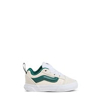 Toddler's Knu Skool Vans in Cream/Green